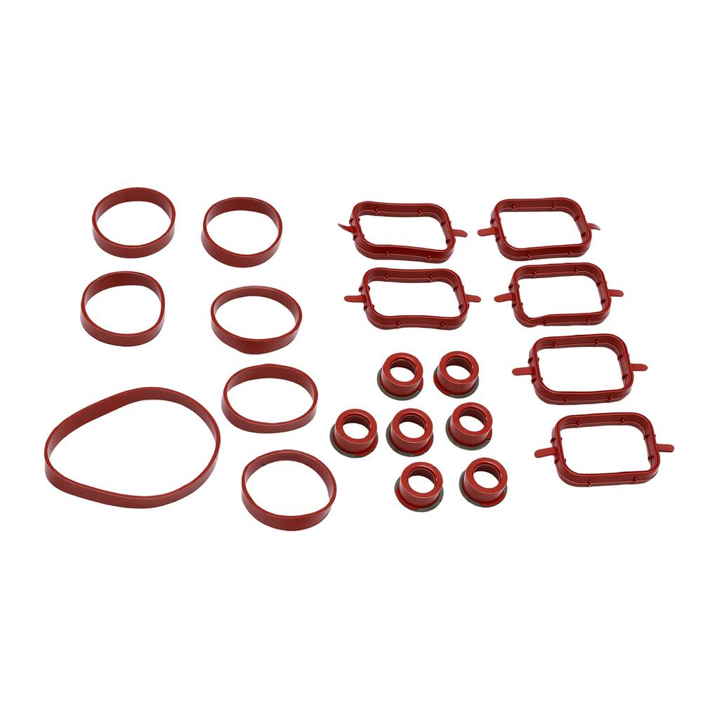 Engine Intake Manifold Gasket Set Replacement for X5 335D 3.0L 11612246945 for 22mm 33mm Engines
