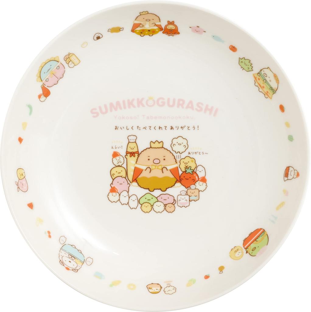 TK19301 Sumikkogurashi "Welcome! Food Kingdom" Pasta and Curry Plate