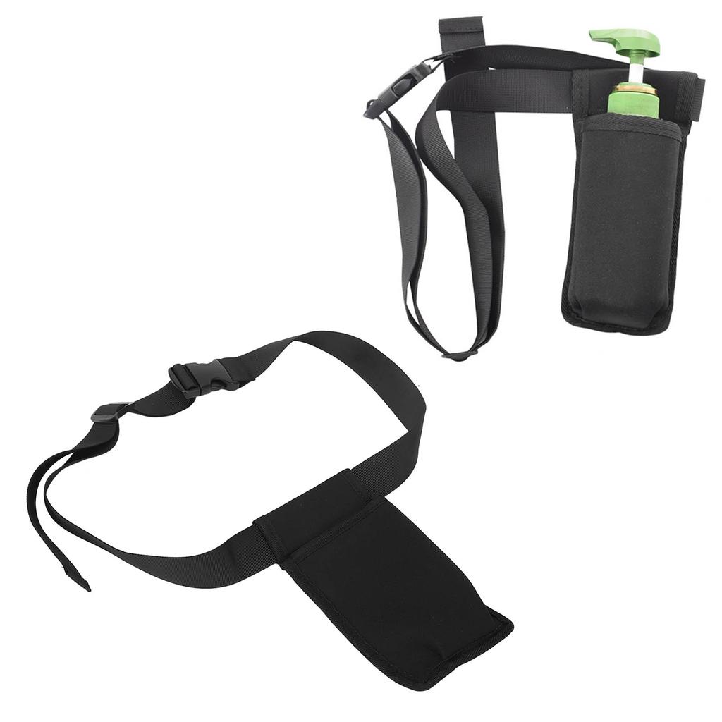 Massage Bottle Bag Adjustable Lightweight Portable Massage Lotion Waist Hanging Holder for Spa Salon