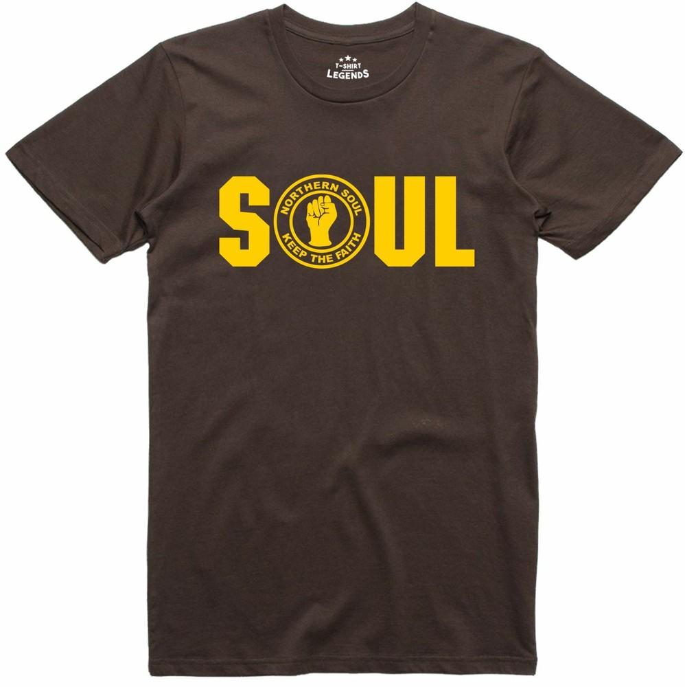 Northern Soul Soul Logo Music Unisexs Regular Fit Cotton TShirt