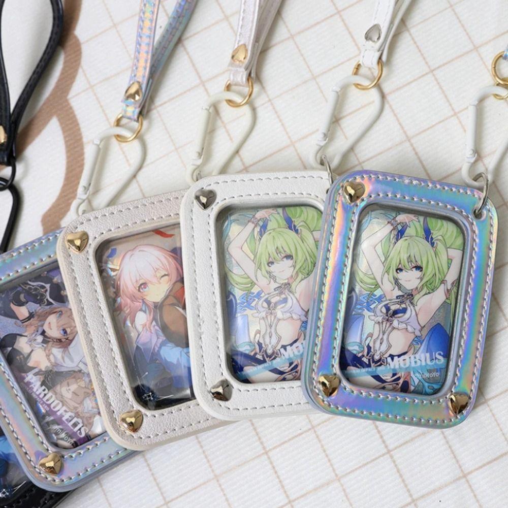 Square Anime Badge Holder Transparent Badge Ita Bag Badge Display Pendant  Badge Display