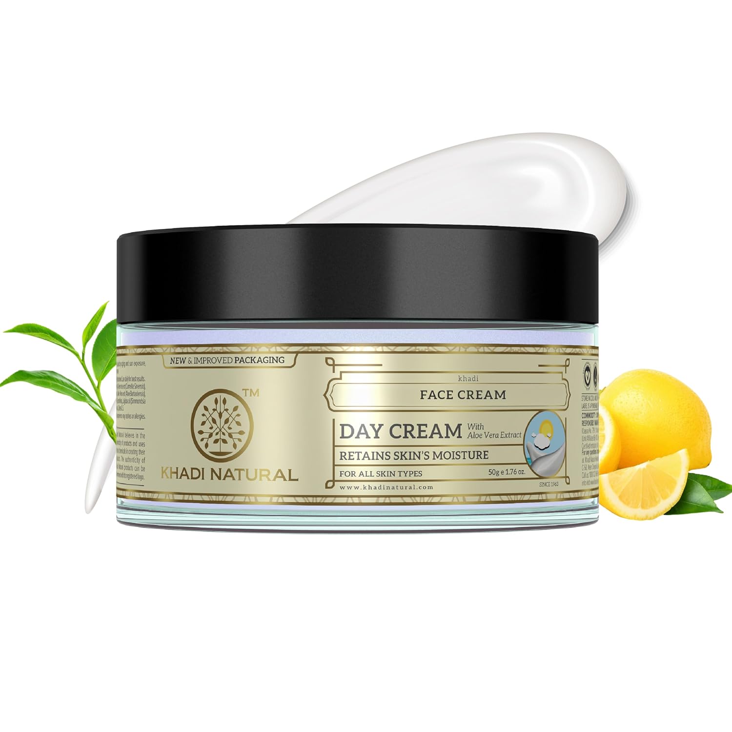 

Khadi Natural Day Cream 50 G Hydrating Face Moisturizer For Even Skin Tone Daily Sun Exposure Care And Glow Boost