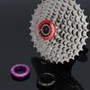 11T Cassette Flywheel Lock Cover Aluminum Alloys Freewheel Caps Rings Bike Flywheel Locking Washer Road Bike Part