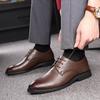 Men's Leather Shoes Business Casual Dress Shoes Gentleman Handsome Party Wedding Shoes