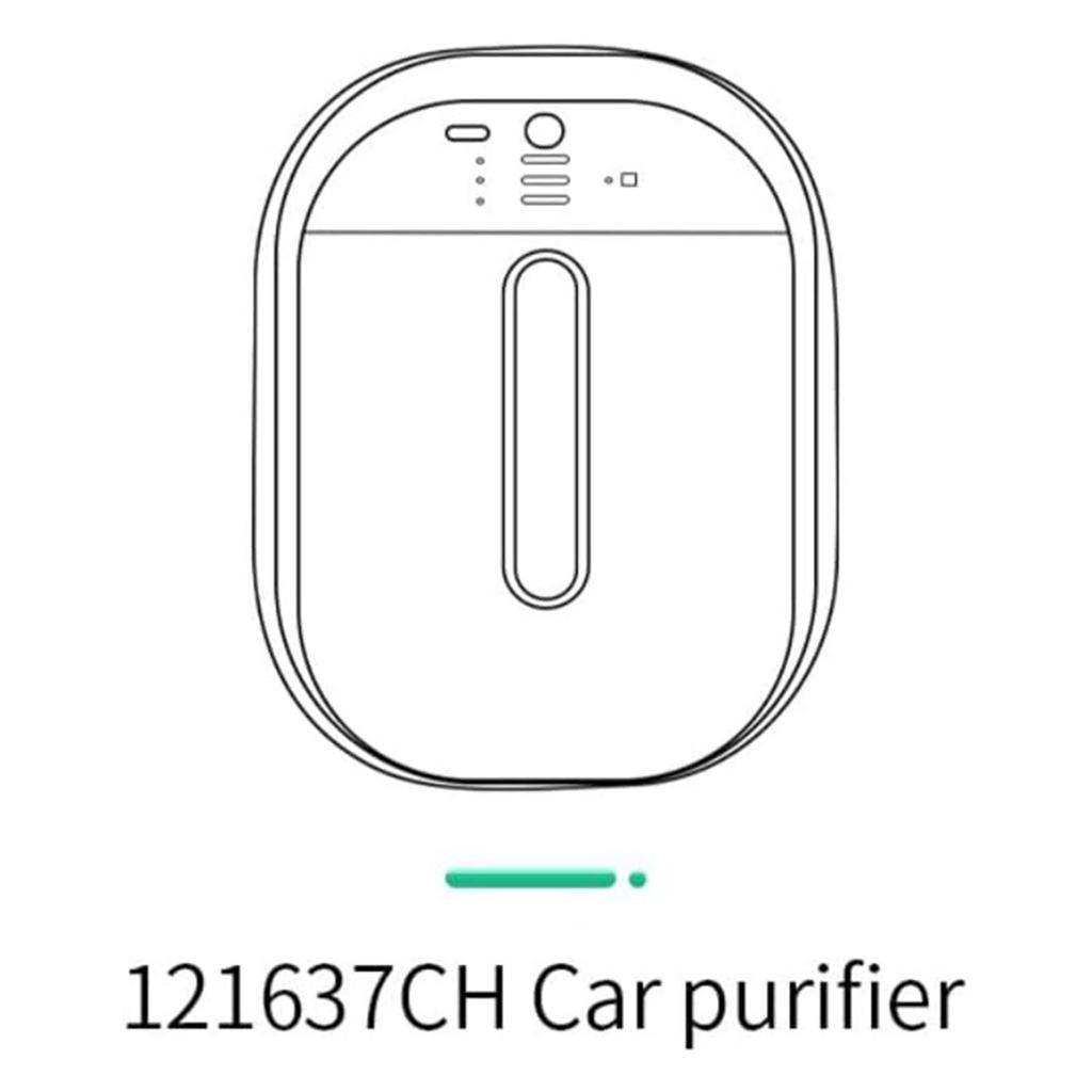 Replacement Hepa and Activated Carbons Filter for Car Air Purifiers 121637CH Model High Efficiency Filtration Tool