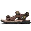 Fashion Fashion Brand Genuine Leather Men Sandals New Summer Men Shoes Beach Sandals for Man Outdoor Casual Sneakers Big Size 46