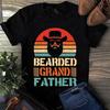 Bearded Grandfather Vintage Dad Old Man Men's and Women's T-shirts