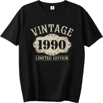 New Arrived For Her Cotton Short Sleeve T Shirt Fashion Vintage 1990 Limited Edition Everyday Boys Tee Shirt Comfort Tshirt