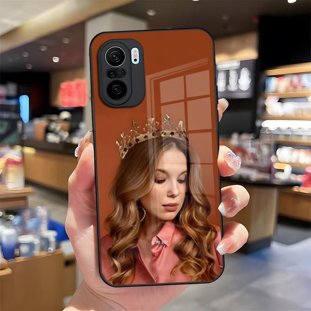 Millie Bobby Brown Phone Case For Redmi 13 12 13c 12c Note 13 Pro Plus 11 12 Pro 10 12s 11s Tempered Glass Cover