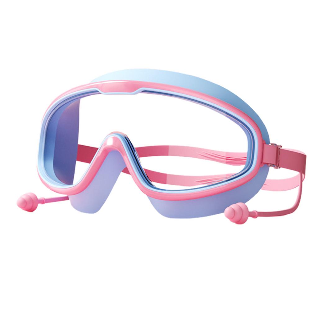 Children's Swimming Goggles Large Frame Swim Goggles Anti-Fog Youth Pool Glasses for Kids 3-16 Years