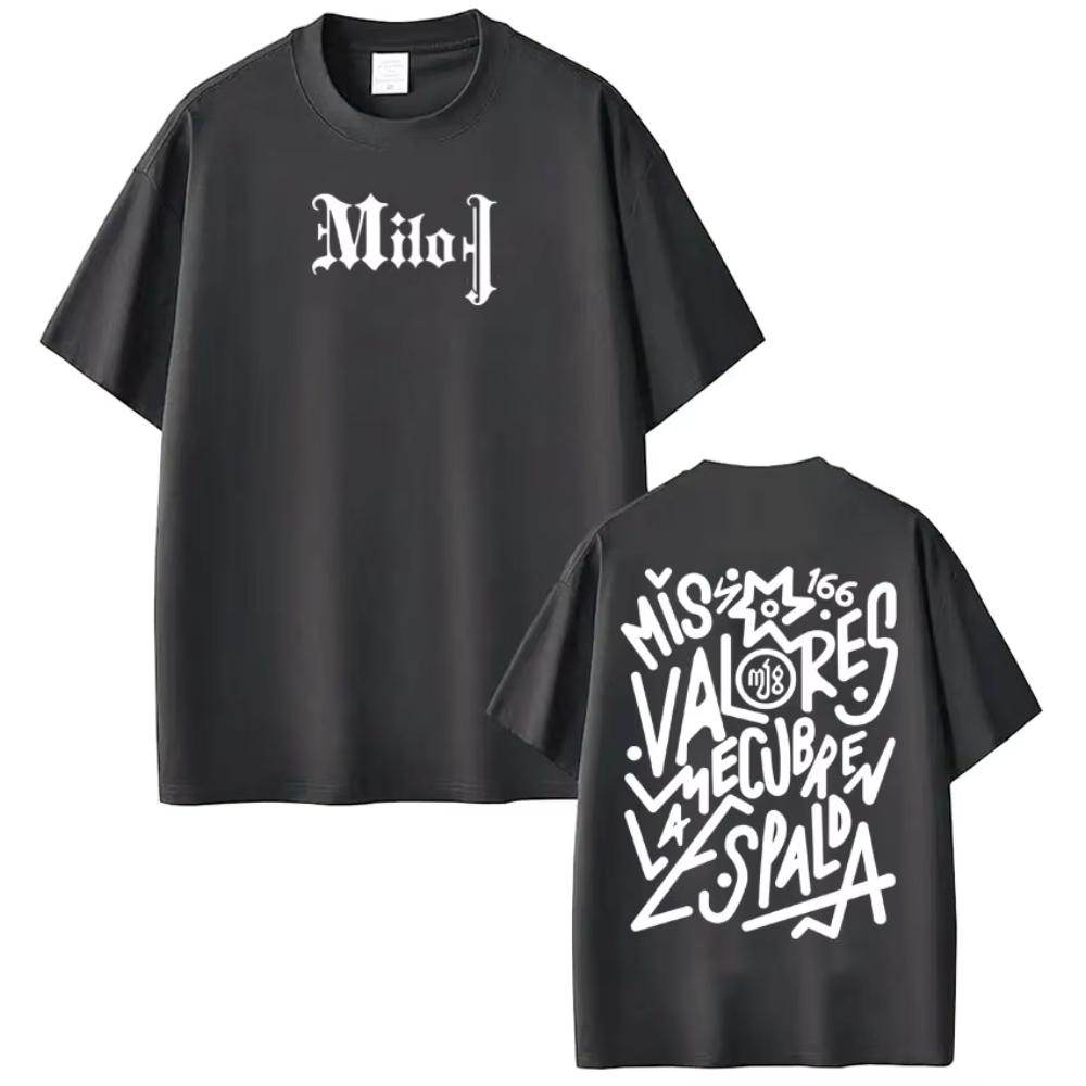 Rapper Milo J Fashion Graphic T-shirts Men Women Fashion T-shirt Summer Short-sleeved, Loose Casual Harajuku T-shirts Streetwear
