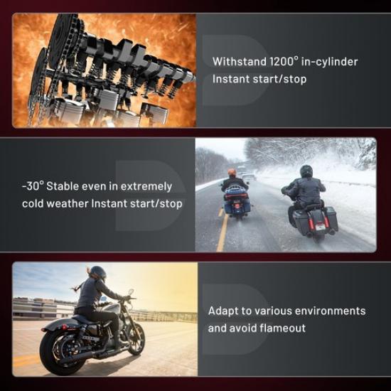 Set Of 4 Iridium Spark Plugs 4578 For 2007-2008 TGB Models