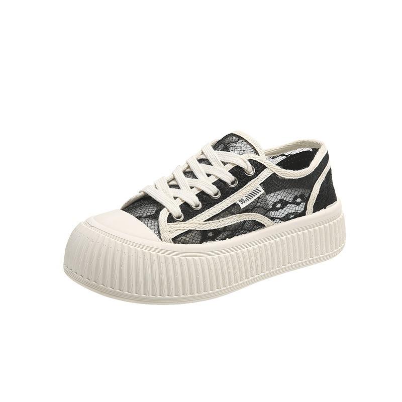 Breathable Big-toe Shoes Cloth Shoes Women's Casual Sponge Shoes