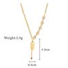 Real Gold Cold Necklace In The E-Commerce Good Goods Furnace, Women'S Collarbone Chain With Jewelry