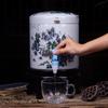 Large Ceramic Filtered Water Dispenser with Faucet and Lid