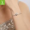 S925 Sterling Silver Love Galaxy Basic Bracelet, Versatile Diy Bracelet Bracelet Accessories