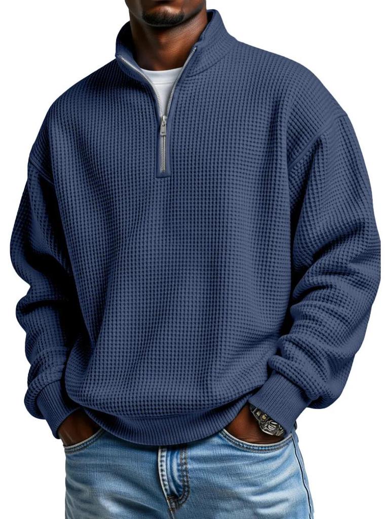 Men's Casual Zipper Pullover Hoodie - 2025 Autumn/Winter Collection