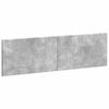 Wall Mounted Headboard BREDA Concrete Grey Engineered Wood