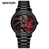 Sanda Meilleure Vente 1088 Montre pour Adolescent: Personnalisé, Cadran Rotatif 3D, Tendance, Quartz Étanche.