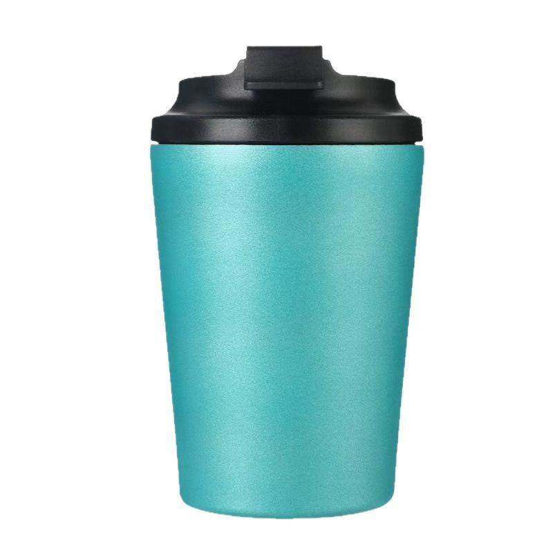 Simple American Double-Layer Mini Stainless Steel Thermal Insulation Vacuum Coffee Cup, Small Office Portable Direct Drinking Milk Cup