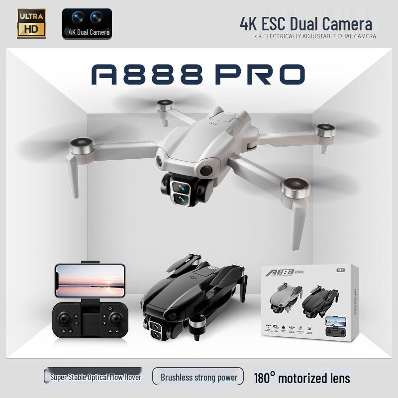 A888PRO Drone: High-Definition Four-Axis, Brushless, Powerful Remote Control Aircraft for Aerial Photography.