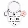 Mothers Day Gift Stainless Steel Keychain Birthday Gift for Mom Christmas Thank You Gift Stainless Steel Keychain for Backpack Bag Pendant