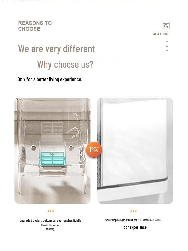 ClearView Punch-Free Wall-Mounted Laundry Rack: Transparent Moisture and Dust-Proof Storage Box.