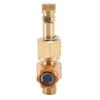 Brass 5000Psi M18x1.5 High Pressure Switch Valve with Gold 8mm Female Connector for CO2 Inflatable