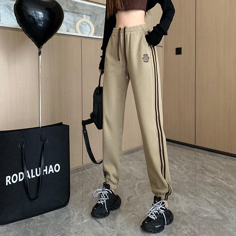 Повседневные брюки-шароварыЖенские спортивные штаны 2024 Весна и осень Новые модные — фото 8