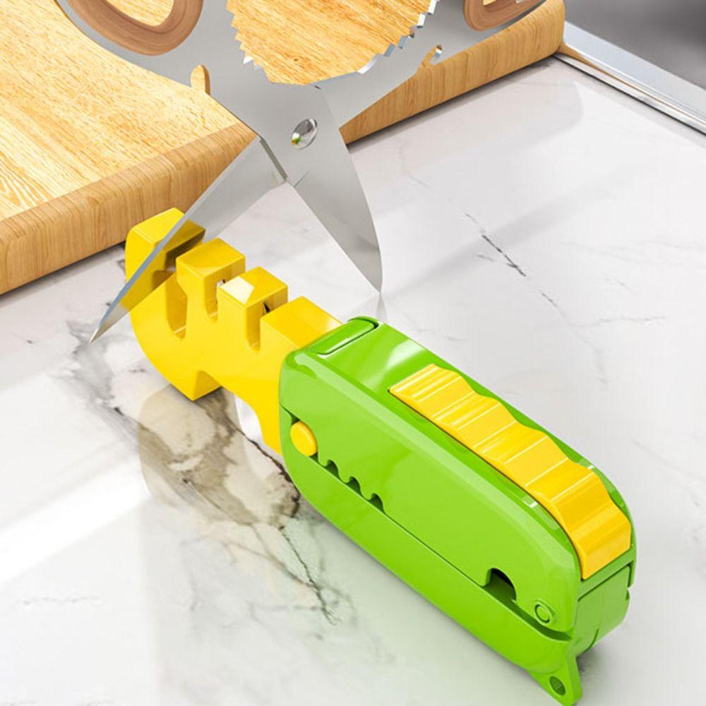 Tungsten Steel Knives Grinder Manual Grindstone Outdoor Cutter Sharpener  Camping