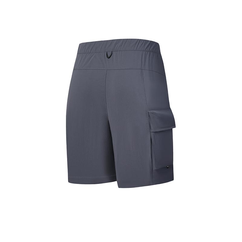 FILA Explore Classic Outdoor Casual Sports Versatile Comfortable Loose Woven Cargo Shorts Men shorts Dark-Gray A11M627803FDY