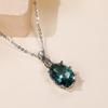 New Luxury Shallow Simulation Oval Zircon Necklace
