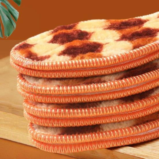 5 Pairs Winter Shoe Insoles Fleece Lined Warm Thick Insoles for Men Women Moisture Wicking Cozy