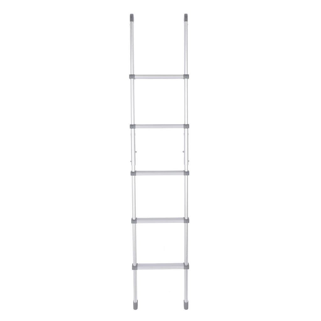 59.4in RV Bunk Bed Ladder Foldable Anti Slip Aluminium Alloy 5 Step Bunk Ladder for Motorhome Trailer Caravan