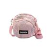 Canvas Small Crossbody Bag For Women With Zipper Pocket And Key Clip In Street Style