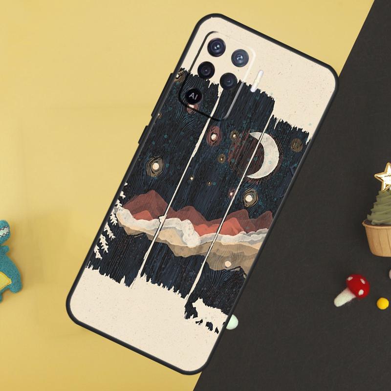 Summer Nights Case For Oppo A96 A76 A16 A17 A57 A60 A40 A80 A18 A38 A58 A78 A98 A15 A54 A74 A94 A6 A5 Pro