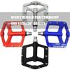 Nonslip Bicycles Pedals Flat Platform Three Bearing Footboards 9/16Inch Thread Mountain Bicycles Footrest Bikes Pedals