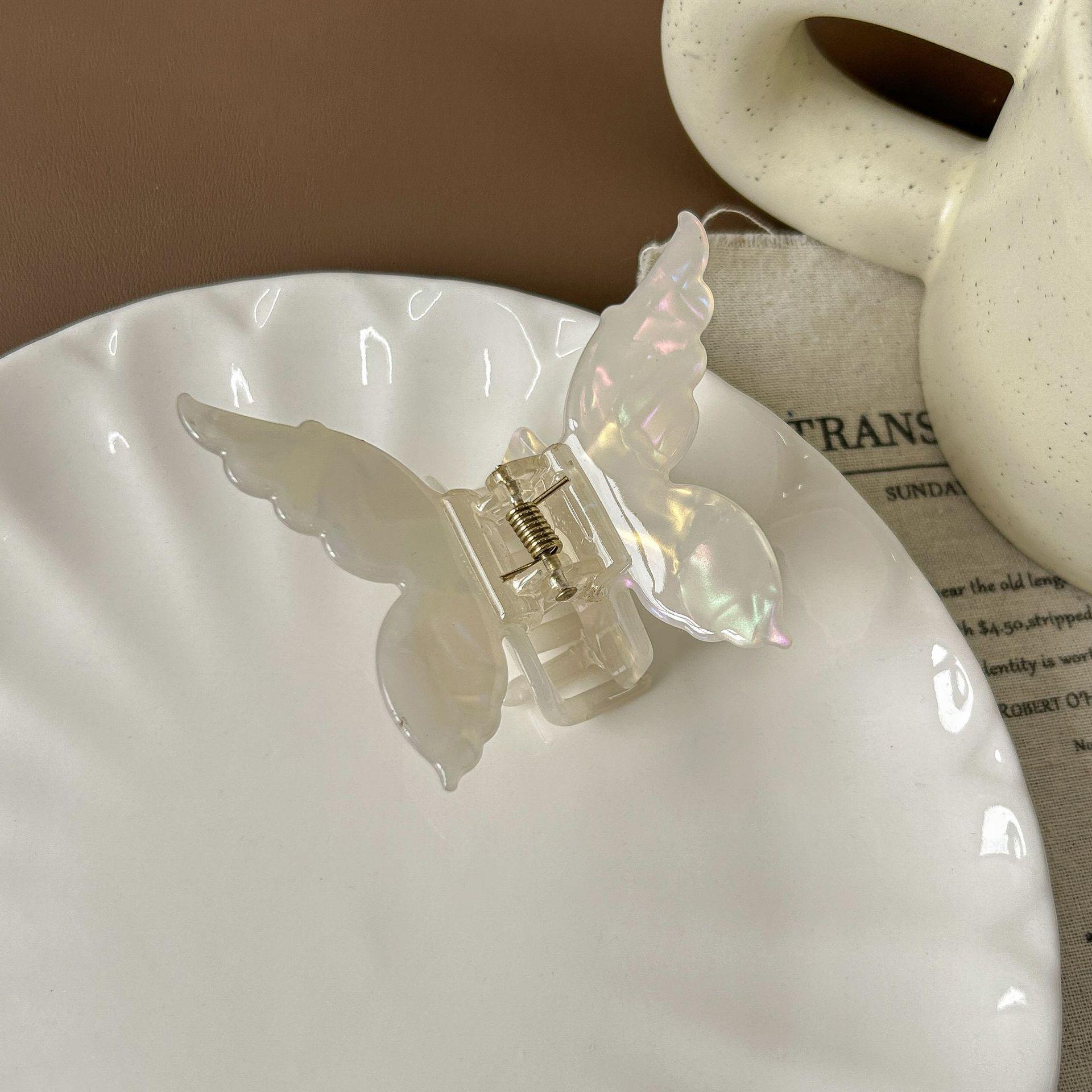 

Радужная 3D заколка-краб «Бабочка» для прически «полупучок» – Милый корейский стиль, ацетатный аксессуар для волос