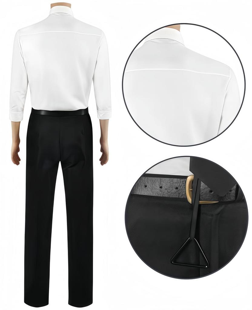 [NOKIJP] Denji Cosplay Costume, Chainsaw Devil Costume, Tokyo Public Safety Unit Anti-Demon Special Section 4 Costume Festival (Denji, XXL)