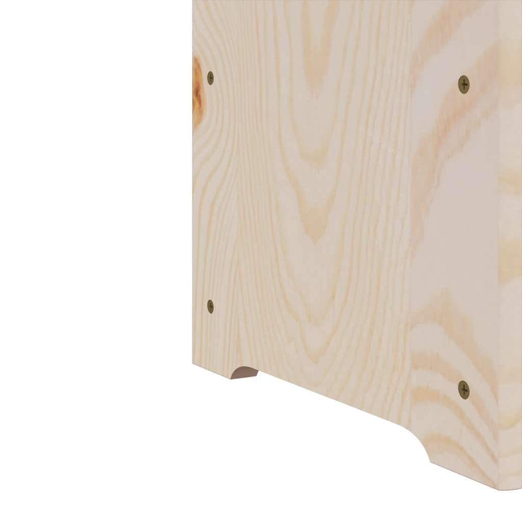 Vidaxl Stojak Na Wino, 67,5X25X60 Cm, Lite Drewno Sosnowe