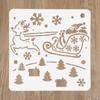 Christmas Painting Stencils Embossing Paper Card Scrapbooking Stamp Album Decoration New Year DIY Wall Window Decor Kids Gifts
