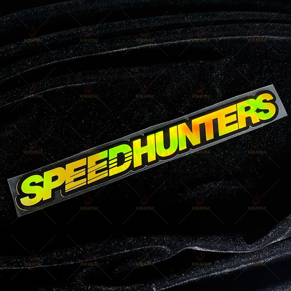 Gold SPEEDHUNTERS Motorcycle Stickers Waterproof for Motorcycle Helmet Fuel Tank Fairing Scooter Bicycle Universal Vinyl Decals