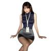 Sleek Mature Lingerie Secretary Uniform Set with Slim Fit Hip Wrap Skirt