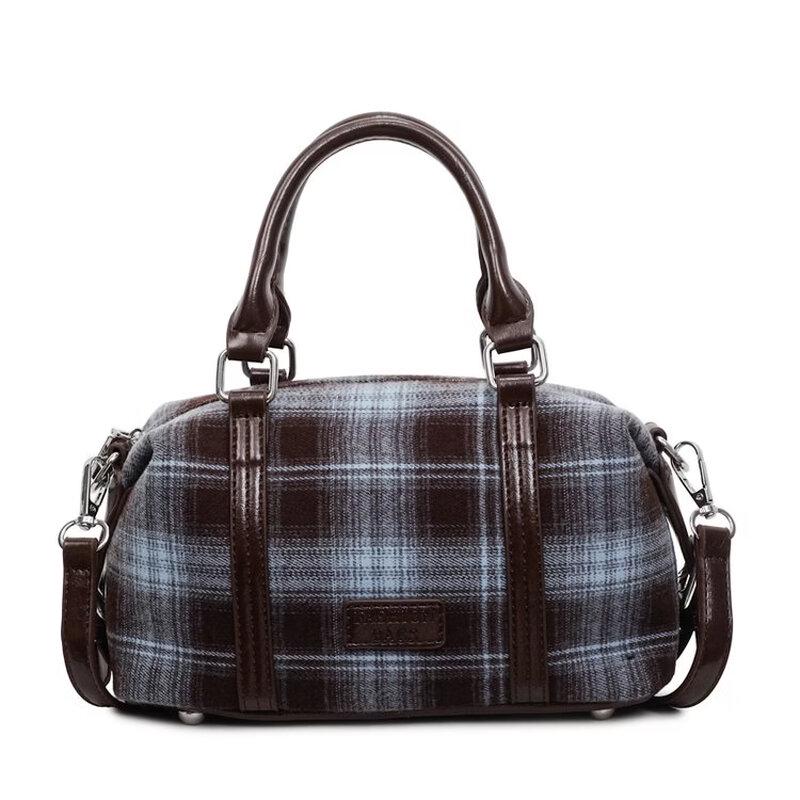 OGAR Women s Casual Plaid Pillow Bag Pillow Bag
