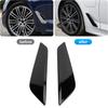 Pair Gloss Black Mudguard Duct Trim For BMW G30 5 Series 2017-2020