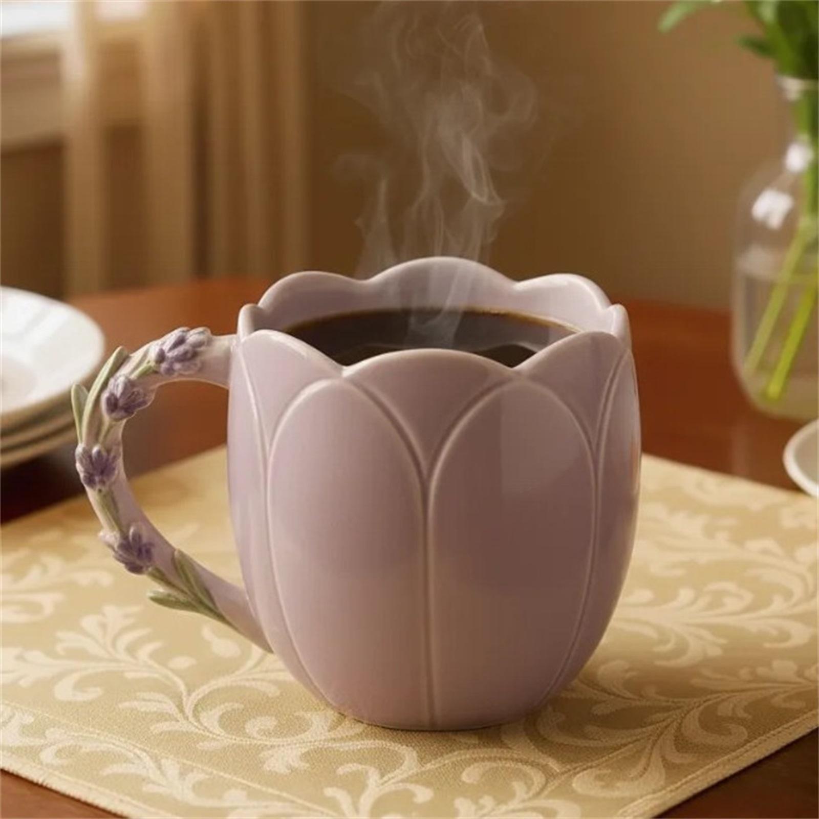 Elegant Floral Mug - A Perfect Gift. One Size