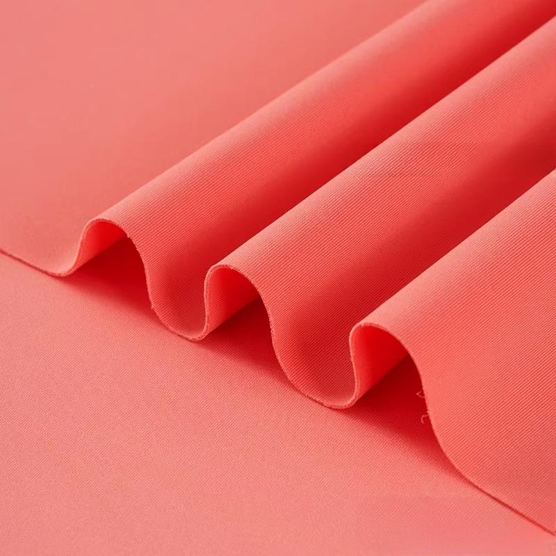Air Layer Fabric Spring Summer Thin Knit Elastic Soft Breathable Clothing Fabric Cloth Sewing Polyester Spandex Rayon Material