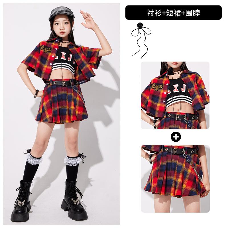 Hip-Hop Children'S Trendy Costumes, Boys' Suits, Hiphop Children'S Clothing, Hip-Hop Catwalk Girls, Jazz Drums