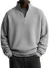 Felpa con zip da uomo per autunno inverno, casual, vestibilità larga, felpa con cappuccio