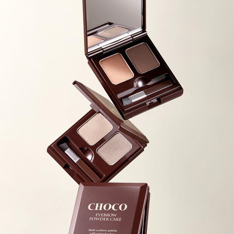 Chocolate Eyebrow Powder Cake No. 1-2 X 2